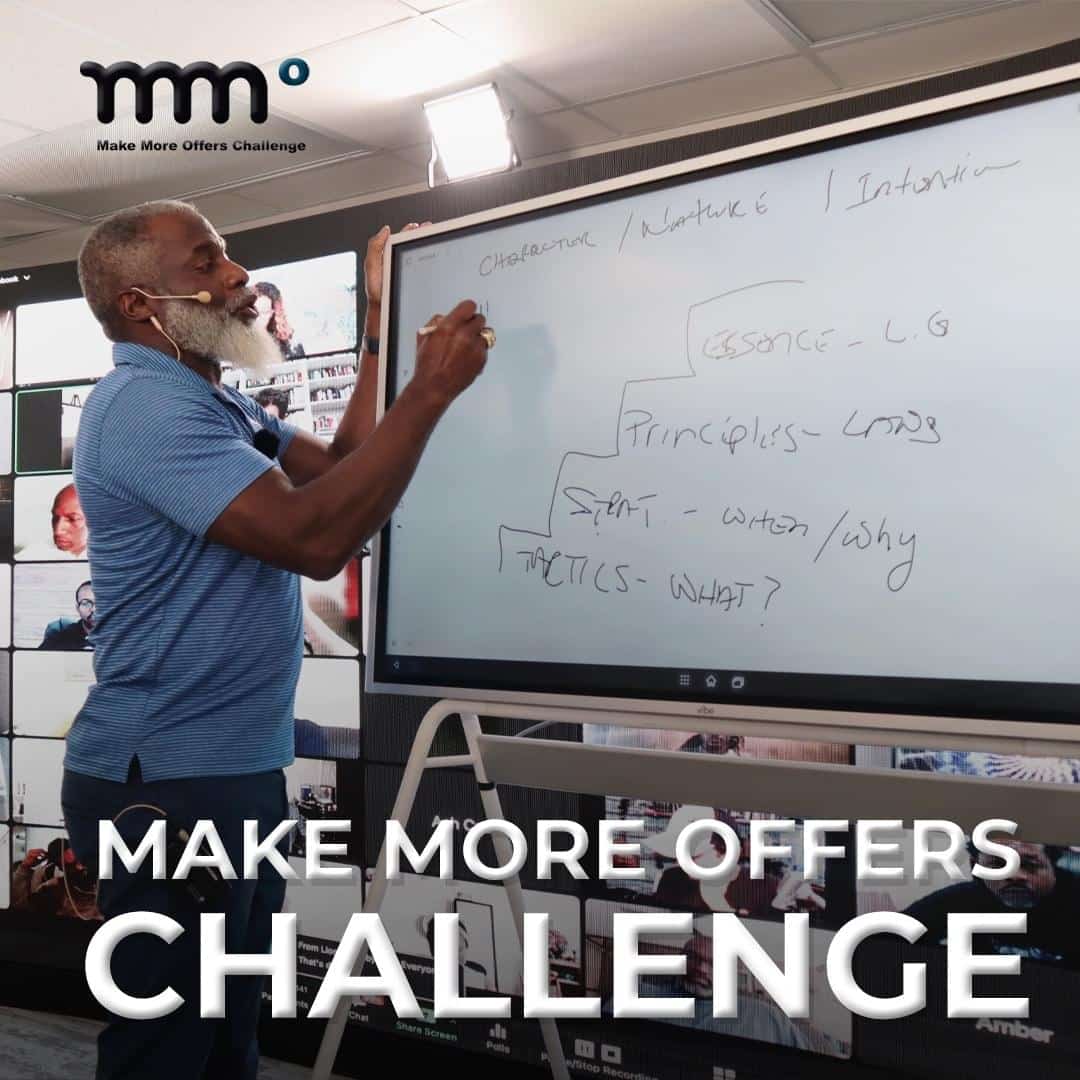 Make More Offers Challenge - March 10th to March 14th - Myron Golden